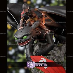 Toothless and Hiccup Horrendou V2 STL Files