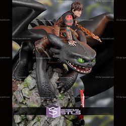 Toothless and Hiccup Horrendou V2 STL Files