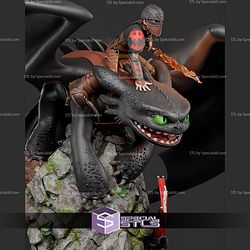 Toothless and Hiccup Horrendou V2 STL Files