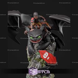 Toothless and Hiccup Horrendou V2 STL Files