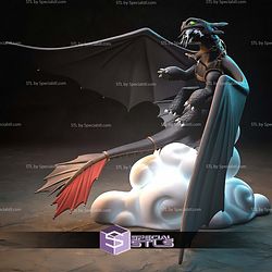 Toothless Hunting 1-32 STL Files