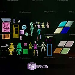 Trinity The Matrix Diorama STL Files