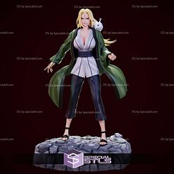 Tsunade Stand Rock Base STL Files
