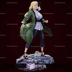 Tsunade Stand Rock Base STL Files