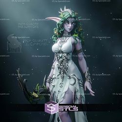 Tyrande Whisperwind Warcraft 274mm STL Files