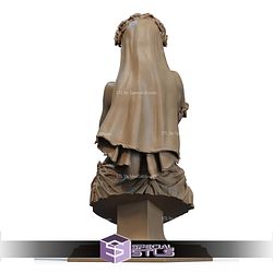 Undead Bride Bust STL Files