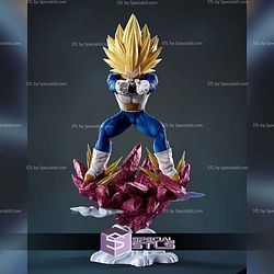 Vegeta SSJ3 Daima Kameha STL Files