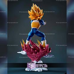 Vegeta SSJ3 Daima Kameha STL Files
