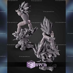 Vegeta SSJ3 Daima Kameha STL Files