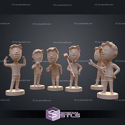 Vault Boy Bobblehead Pack STL Files