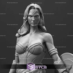 Wonder Woman Sword and Shield Bust STL Files