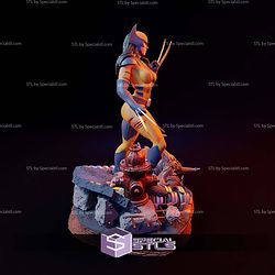 X-23 Combat Pose STL Files