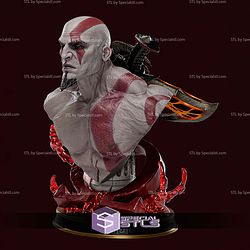 Young Kratos Bust 148mm STL Files