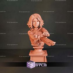 Yuna Bust 111mm STL Files