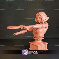 Yuna Bust 111mm STL Files