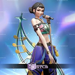 Zoey K-pop Demon Hunters Cloud Base STL Files