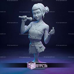 Zoey Singing Bust KPop Demon Hunter STL Files