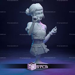 Zoey Singing Bust KPop Demon Hunter STL Files