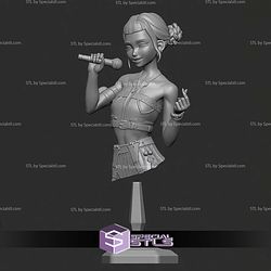 Zoey Singing Bust KPop Demon Hunter STL Files