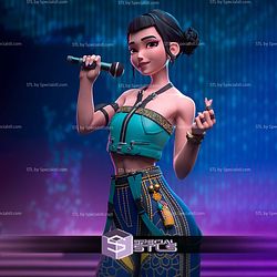 Zoey Singing KPop Demon Hunter STL Files