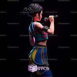 Zoey Singing KPop Demon Hunter STL Files