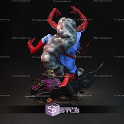 Zombie Spiderman vs Green Goblin STL Files