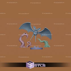 Zubat Pokemon Basic STL Files