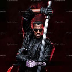 Blade Red Flame 370mm STL Files