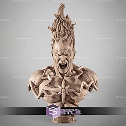 Captain Atom Portrait Bust 376mm STL Files