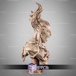 Captain Atom Portrait Bust 376mm STL Files