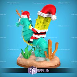 Christmas SpongeBob STL Files