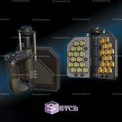 Cosplay STL Files Bacta Reviver Injector Functional