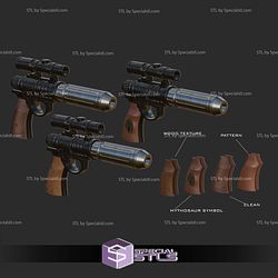 Cosplay STL Files EE3 Blaster Rifle Inspired Sidearm
