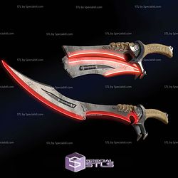 Cosplay STL Files Predator Badlands sword