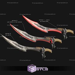 Cosplay STL Files Predator Badlands sword