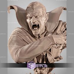 Dracula Portrait Bust 266mm STL Files