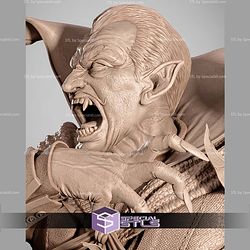 Dracula Portrait Bust 266mm STL Files