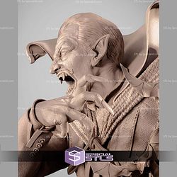 Dracula Portrait Bust 266mm STL Files