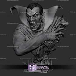 Dracula Portrait Bust 266mm STL Files