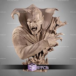 Dracula Portrait Bust 266mm STL Files