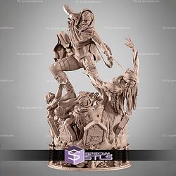 Green Arrow Vampire Hunter 390mm STL Files