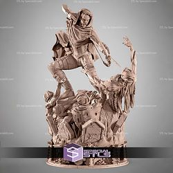 Green Arrow Vampire Hunter 390mm STL Files