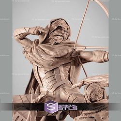 Green Arrow Vampire Hunter 390mm STL Files