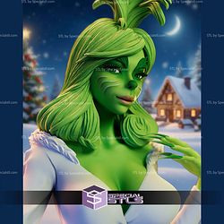 Grinch Female Christmas STL Files