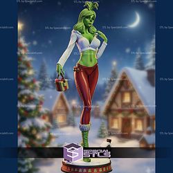Grinch Female Christmas STL Files