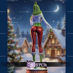 Grinch Female Christmas STL Files