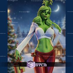 Grinch Female Christmas STL Files