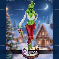Grinch Female Christmas STL Files