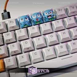 Happy Fairy Tail Keycaps STL Files