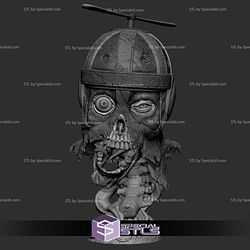 Headpool Zombie 300mm STL Files